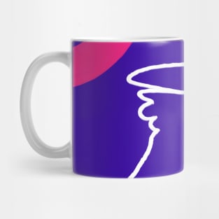 Urban Violet Conflict Abstract Art Mug